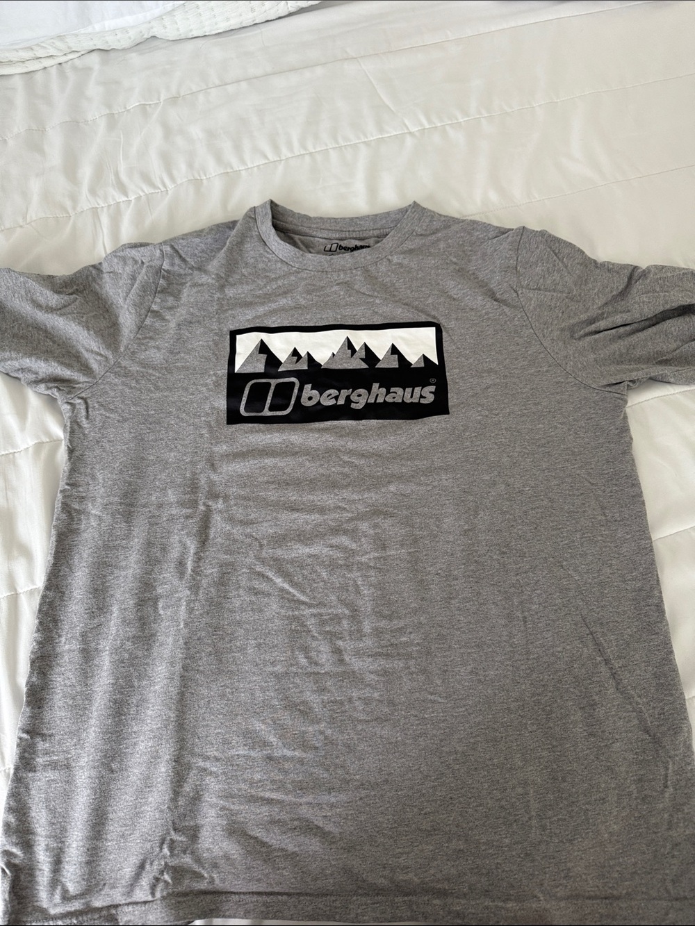 Berghaus Grey Short-Sleeve Logo Tee